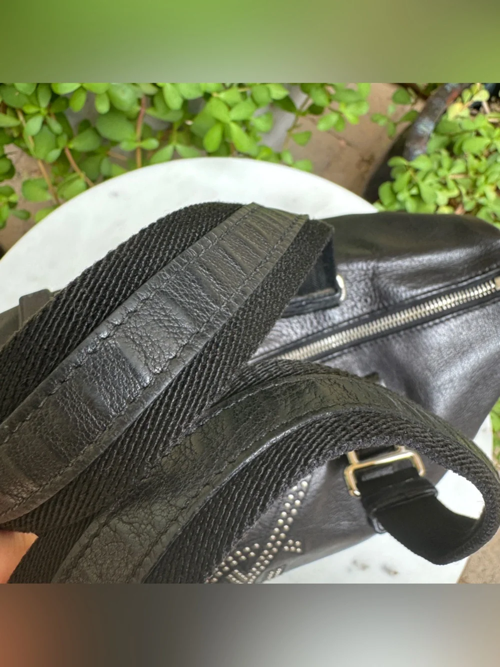Yves Saint Laurent Studded Vintage Rive Gauche Satchel